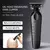 kit máquina de corte de cabelo profissional - Kemei