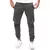 Calças masculinas finas moda casual jogger calças 2020 streetwear
