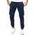 Calças masculinas finas moda casual jogger calças 2020 streetwear - loja online