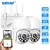 Smar 1080p armazenamento em nuvem sem fio ptz câmera ip speed dome cctv câmera