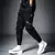 Calças masculinas finas moda casual jogger calças 2020 streetwear - loja online