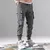Calças masculinas finas moda casual jogger calças 2020 streetwear na internet