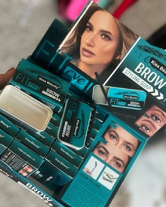 JABON CERA PARA CEJAS FIT BROW KISS BEAUTY