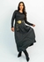 VESTIDO SAIA CANELADA I2502