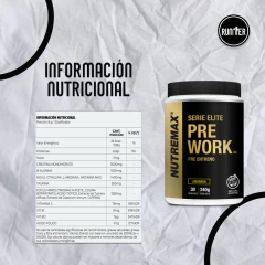 Nutremax Pre work alta intensidad - comprar online