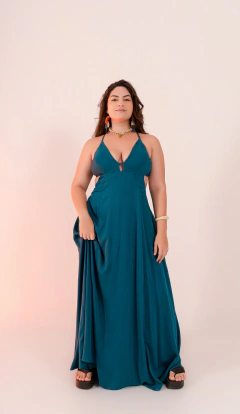 Vestido Ilha Bela Petróleo