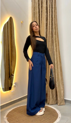 Imagem do Pantalona Lis Azul Petróleo