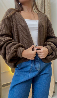 Cardigan Nikole Marrom