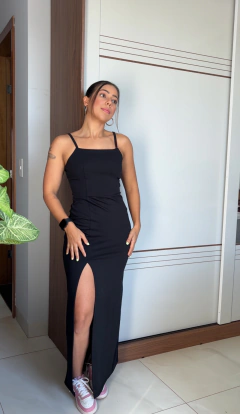 Vestido Maria Preto - CLUBE AMMAN 