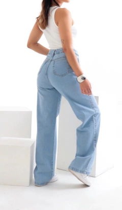 Calça Jeans Claro Wide Leg - comprar online