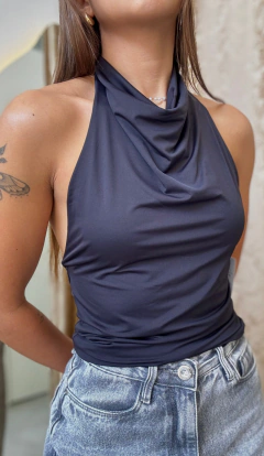 Blusa Ayla Preta - CLUBE AMMAN 