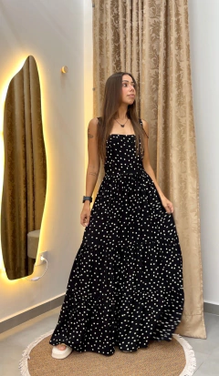 Vestido Atena Preto Poá
