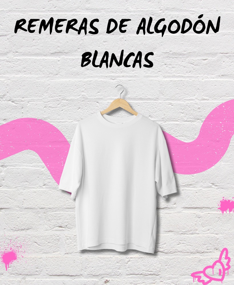 Remeras Blancas