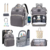 Mochila Maternal Bolso Cuna Bebe Cambiador Plegable Usb Con Red Mosquitero en internet