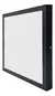 Painel Sobrepor Quadrado 6W 12x12 Preto Bivolt
