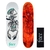 Shape Face Skate 8.25 Dia de Los Muertos Escorpión Blanco