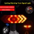Luz Trasera Bicicleta Con Baliza Giro Recargable Led - SolShop