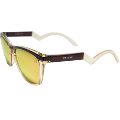 ÓCULOS TULUM - MARROM MESCLADO/DOURADO POLARIZADO - comprar online