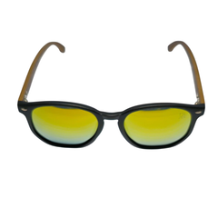 OCULOS BAMBU - PRETO ESPELHADO LARANJA POLARIZADO - comprar online