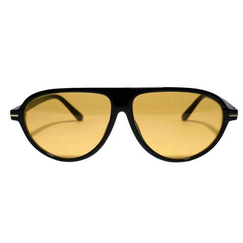 ÓCULOS AVIADOR DUBLIN - PRETO LENTE MARROM - comprar online