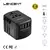 Lencent-Adaptador Universal de Viagem, Carregador Tudo-em-um, 3 Portas USB, 1 Ca - Nicho4U