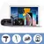 Lencent-Adaptador Universal de Viagem, Carregador Tudo-em-um, 3 Portas USB, 1 Ca