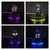Nixie-Relógio Inteligente WiFi Glow Tube, Estilo Cyberpunk, Relógio de Mesa Di