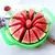 Cortador de aço inoxidável melancia fatiadores, cortador de frutas, frutas grande - comprar online