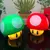 Super Mario Bros LED Night Light, Olhos Grandes, Ponto de Pergunta Estrela, Tijo
