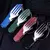 Conjunto utensílio de acampamento dobrável, faca multifuncional, garfo, combin - Nicho4U