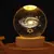 Crystal Ball Night Lamp para Quarto, Série Universo, Lua Saturno, Base de Madeira na internet