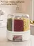 Rotativa grão e arroz armazenamento Container, Rotatable Barril, Selado Cereal - Nicho4U