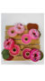 Lip Balm 3x1 Batom Blush Sombra da Barbie Donuts Chaveiro