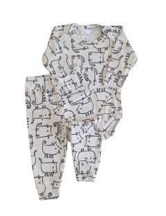 Conjunto Body Estampado - Gatinhos