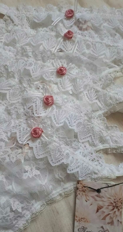 Colaless Marian - Tanga less regulable puntilla en cintura