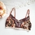 Conjunto Zoe - Corpiño y tanga colaless, animal print con rosas - comprar online