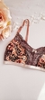 Conjunto Zoe - Corpiño y tanga colaless, animal print con rosas en internet