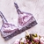 Conjunto Rita - Corpiño y culottin cola less en puntilla y lurex al tono - comprar online