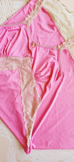 Camisón Rosemary - En microfibra y puntilla. - comprar online