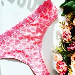 Culottin Corazón - Cola less en morley estampado - comprar online