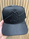 Bone Snapback Preto B Line Contour