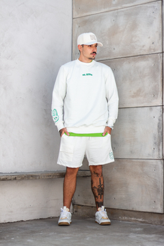 BERMUDA MOLETOM OFF CONJUNTO na internet