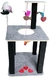 Arranhador 3 Bases 38x38 Alt 65cm Tampo 20x20 4 Brinquedos