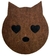 Arranhador De Parede Cara De Gato Carpete Ecoloop 34x30 - comprar online