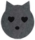 Arranhador De Parede Cara De Gato Carpete Ecoloop 34x30 na internet