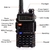 Imagem do Baofeng UV-5R walkie talkie dualband rádio em dois sentidos vhf/uhf 136-174mhz & 400-520mhz fm transceptor portátil com fone de ouvido Proficional.