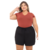 Babylook Gola V Plus Size Viscolycra - Aveste