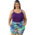 Regata com Alça Plus Size Viscolycra
