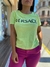 Remera Versace verde lima