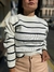 Sweater rallado blanco ♥ - comprar online